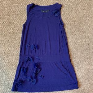 Lili Gaufrette super soft girls drop waist dress.